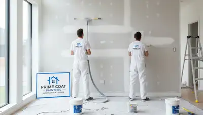 Professional drywall repair and wall restoration in Providence, RI home by expert painters