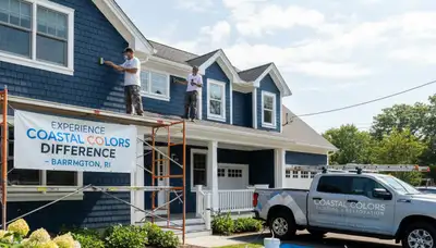 Professional house painters in Providence RI providing expert home exterior painting services