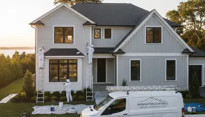 Professional house painters in Providence RI providing expert residential exterior painting services