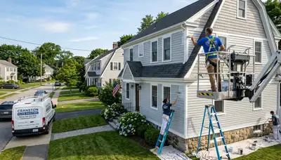 Professional house painting services in Providence RI by local exterior and interior painters