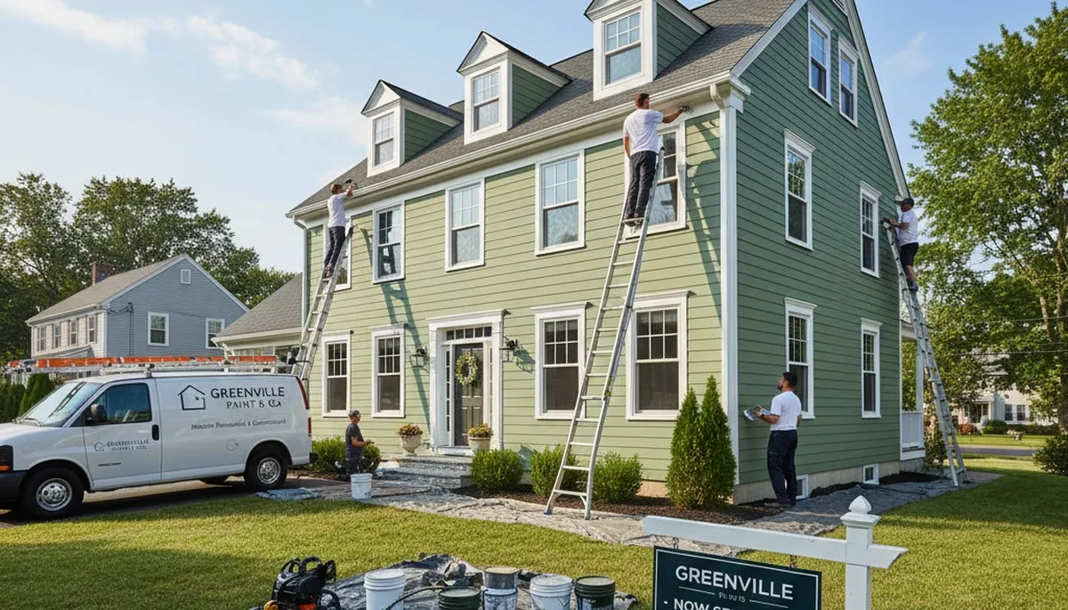 Professional house painters in Providence RI providing expert residential painting services