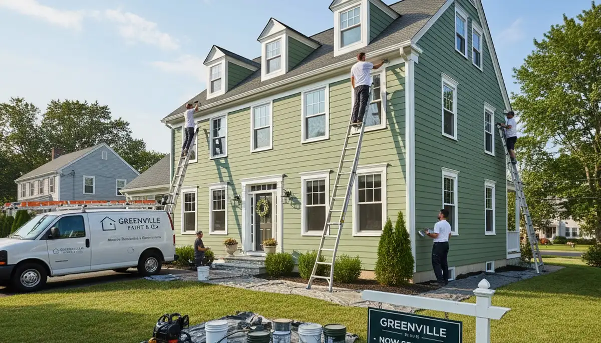 Professional house painters in Providence RI providing expert residential painting services