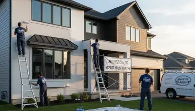 Professional house painters in Providence RI providing expert residential exterior painting services
