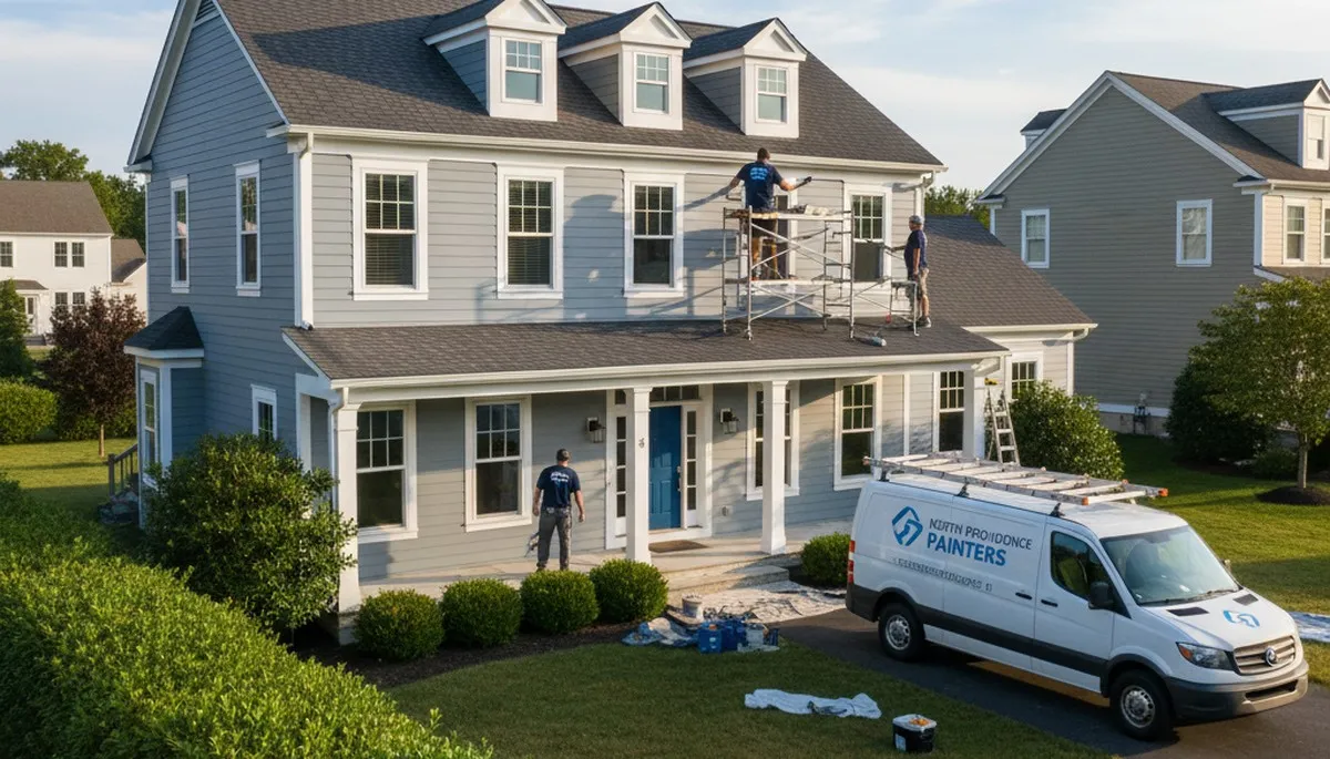 Professional house painters providing exterior home painting services in Providence RI