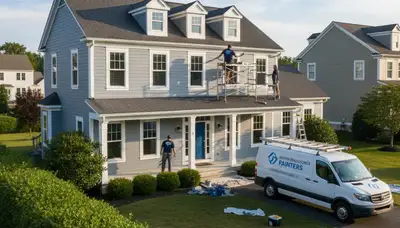 Professional house painters providing exterior home painting services in Providence RI