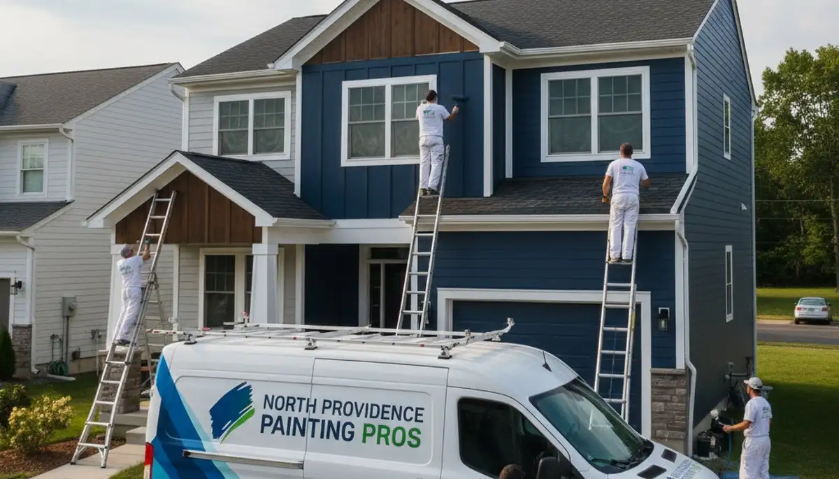 Professional house painters in Providence RI providing expert exterior and interior painting services