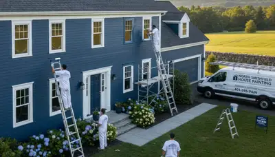 Providence, RI house painting contractor for interior and exterior residential painting services