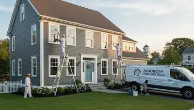 Professional house painters in Providence RI providing expert residential exterior painting services