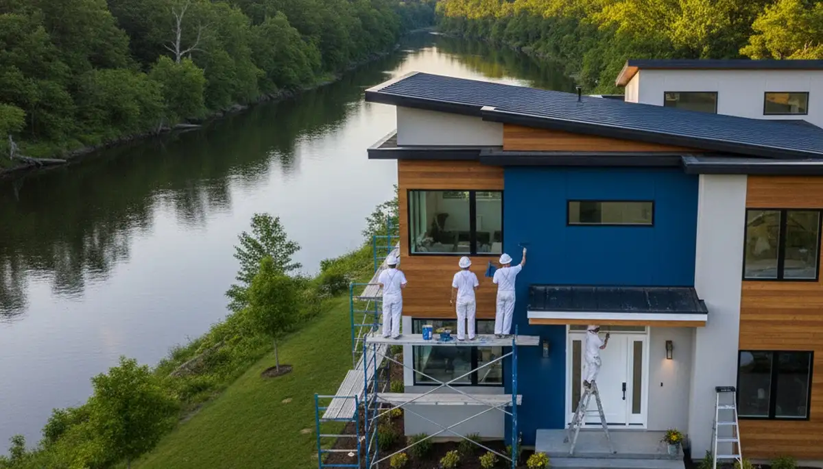 Professional house painting service in Providence RI by local residential painting experts