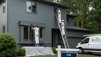 Professional house painters providing exterior painting services in Providence RI