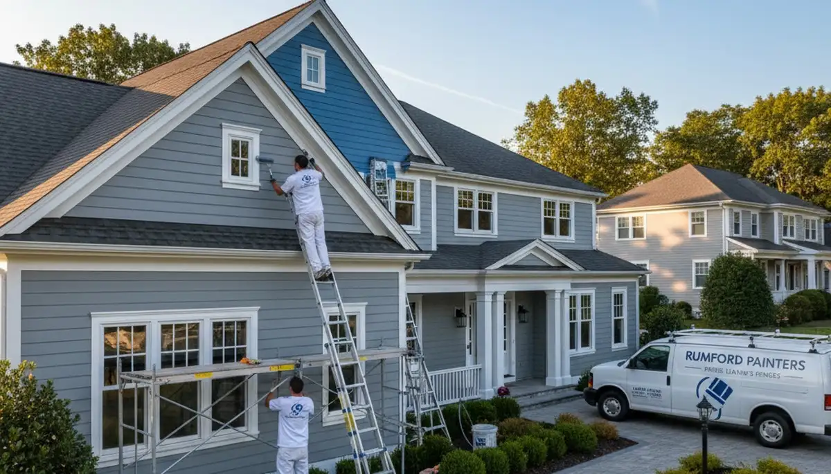 Professional house painters providing exterior painting services in Providence RI homes