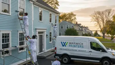Professional house painting service in Providence, RI for residential exterior and interior projects