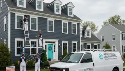 Providence, RI house painters providing professional interior and exterior painting services