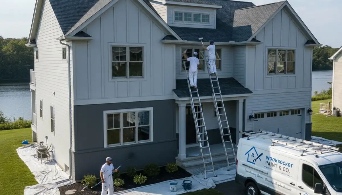 Providence, RI house painters providing professional interior and exterior painting services